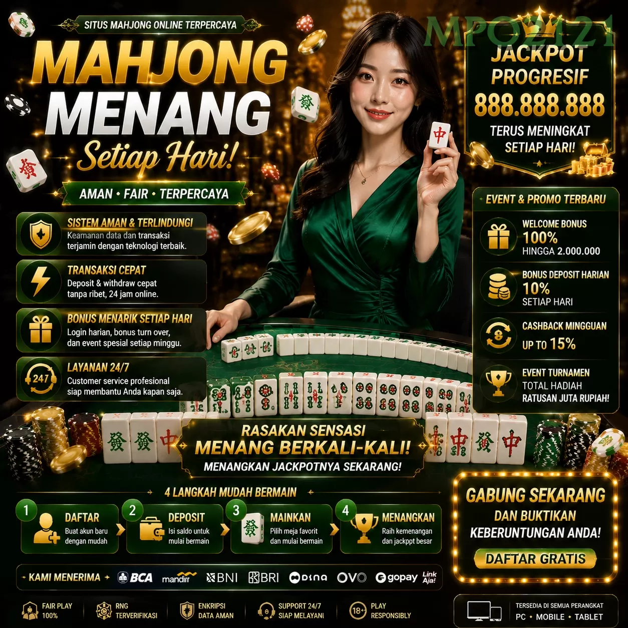 Login mpo2121 Sekarang Bonus Melimpah